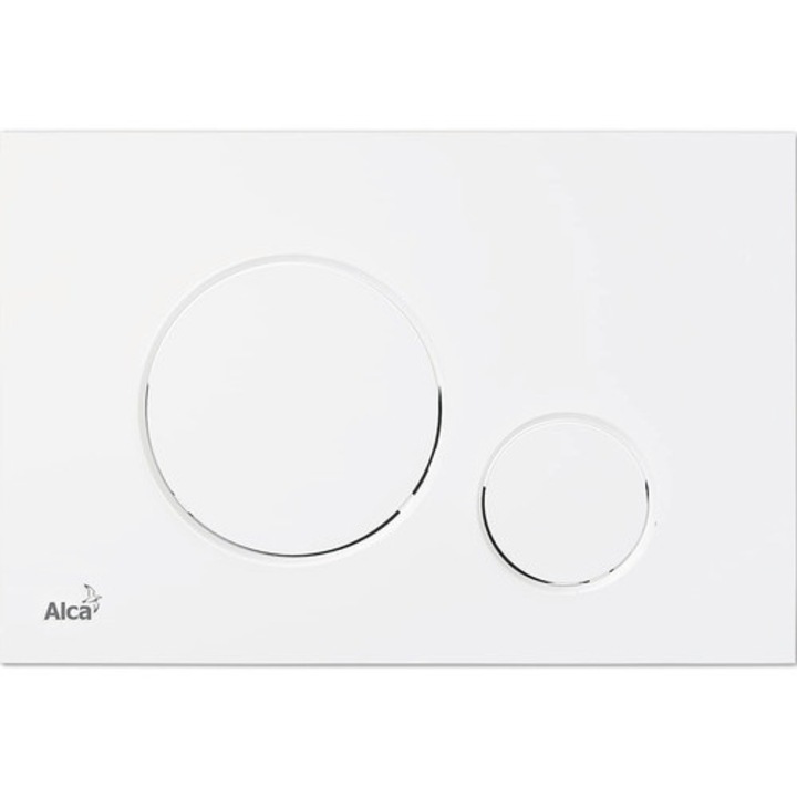 Clapeta de actionare Alca Thin M676 alb mat
