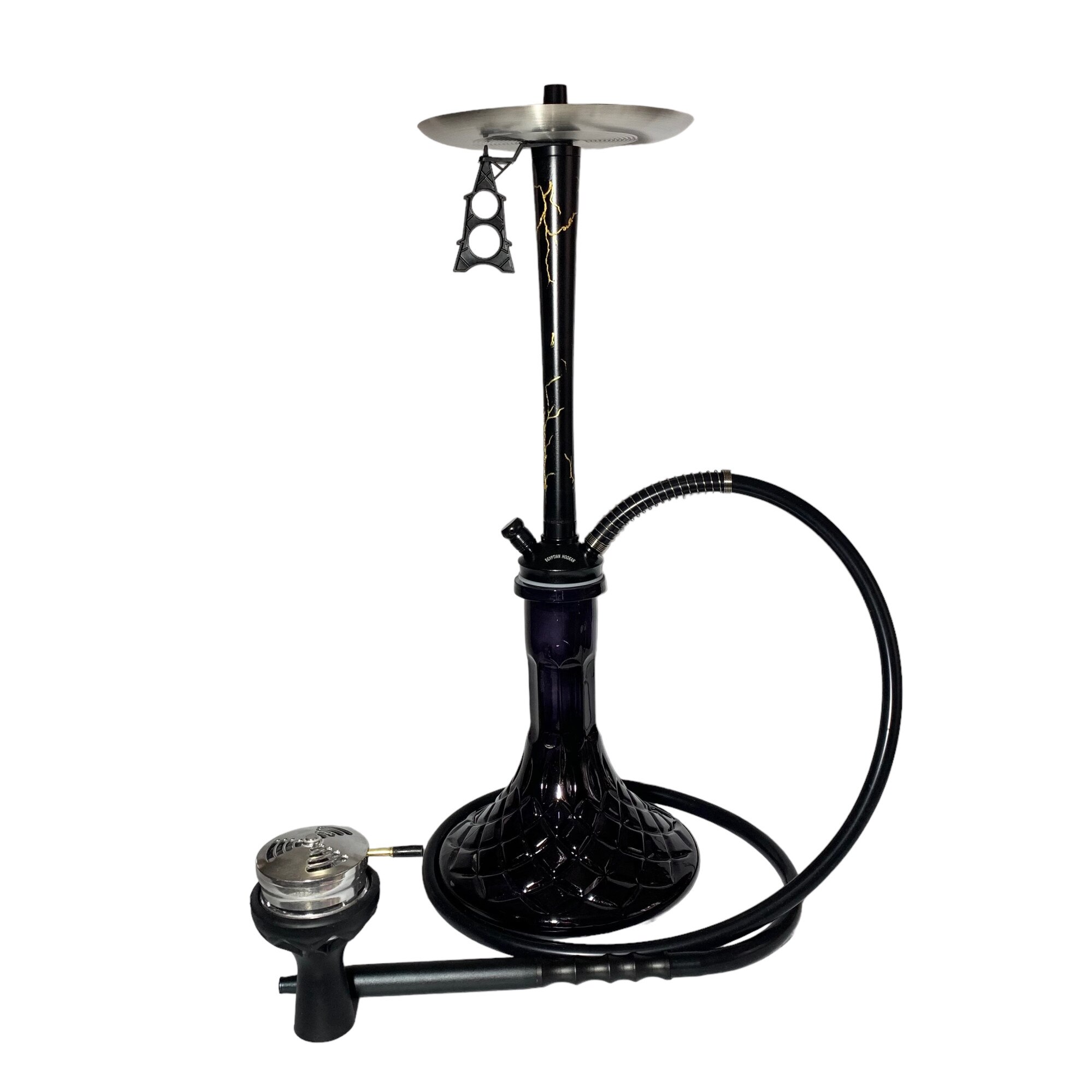 Narghilea ELH06148, Egyptian Luxury Hookah, Rosewood edition cu smoke
