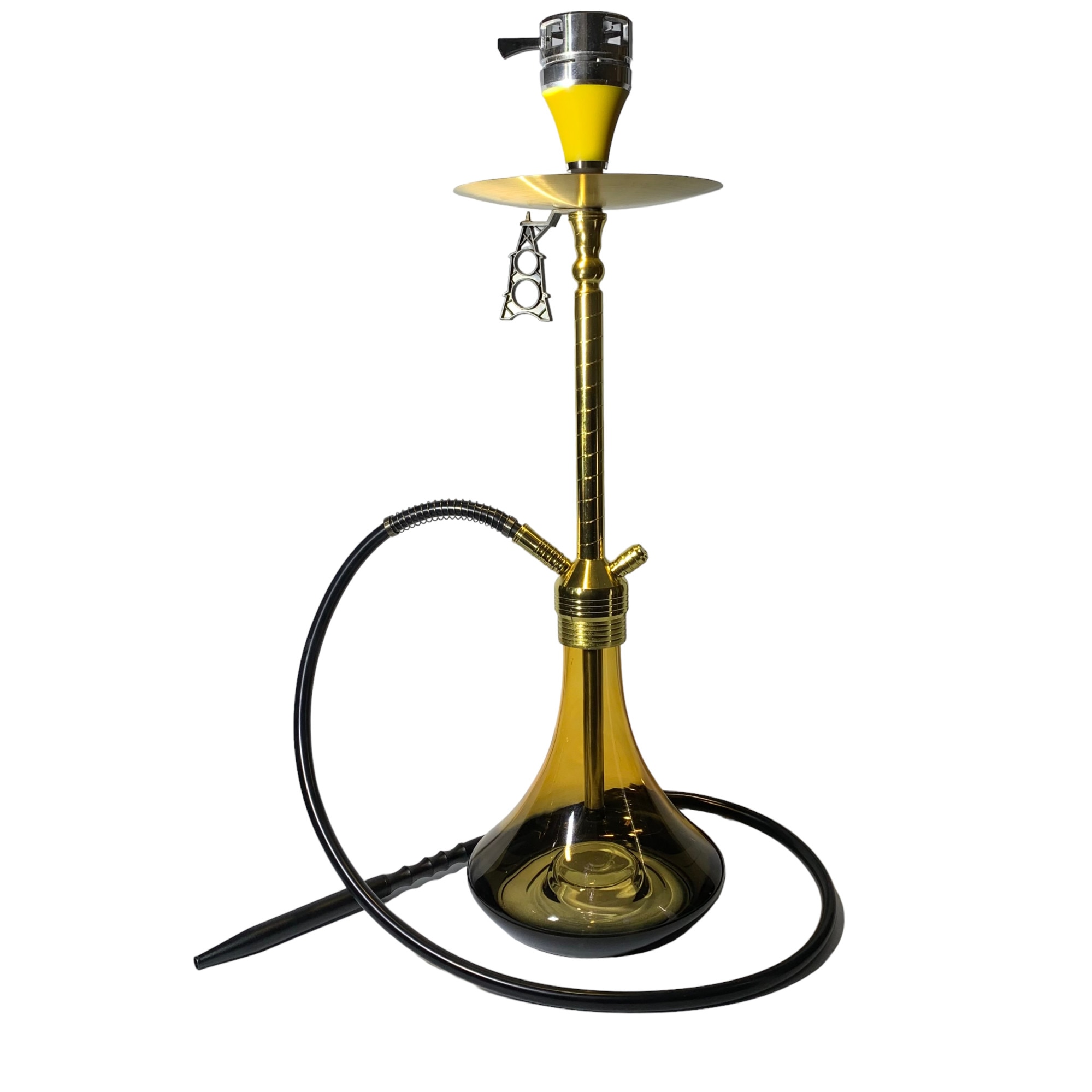 Narghilea ELH06149, Egyptian Luxury Hookah, Gold edition cu smoke box