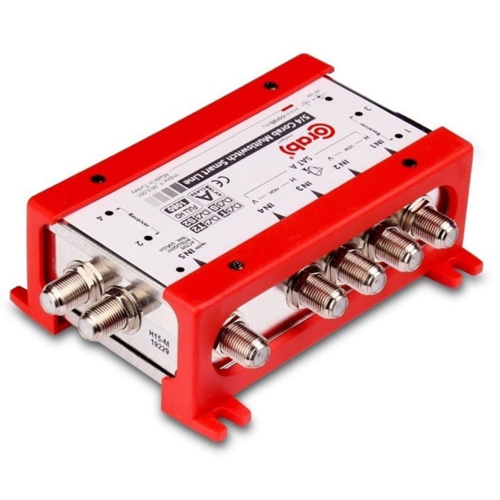 Мултисуич 5/4, Corab, бял/червен