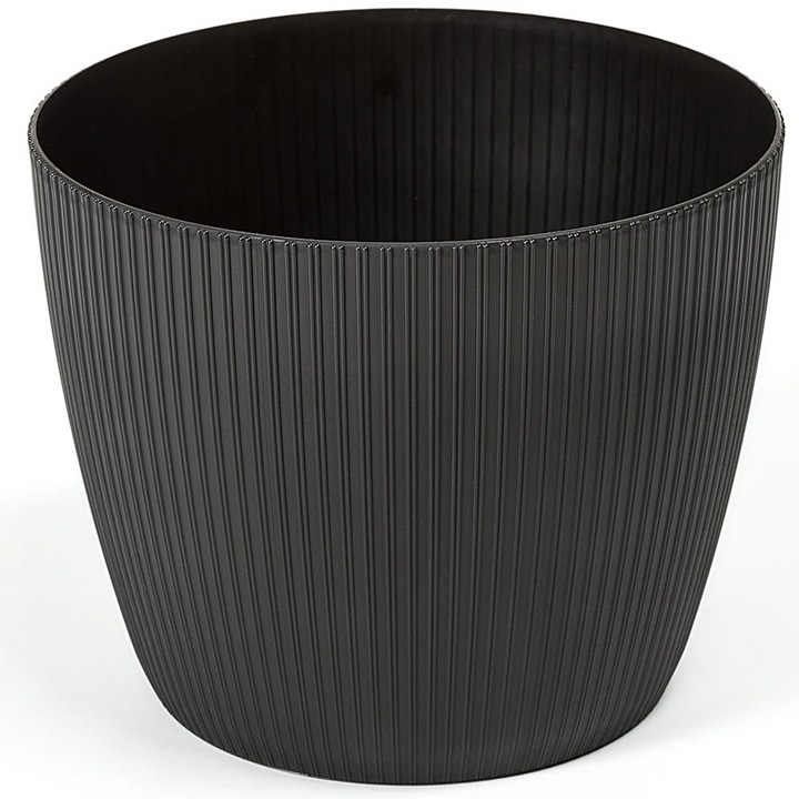 Ghiveci pentru flori Lamela, Negru