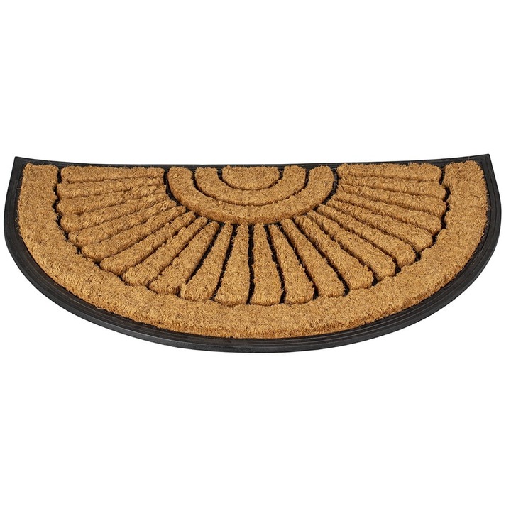 Vimar bejárati szőnyeg, 45x75 cm, barna/fekete