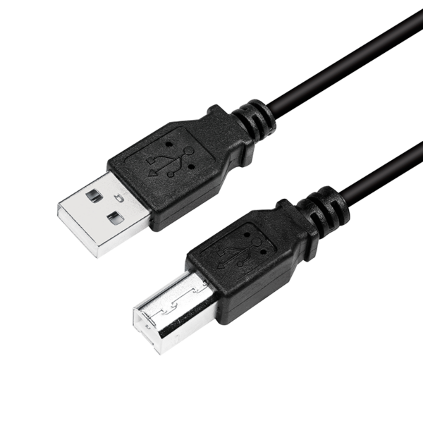 Кабел за принтер LOGILINK, USB 2.0 към USB 2.0 Type-B, 2 м, черен - eMAG.bg