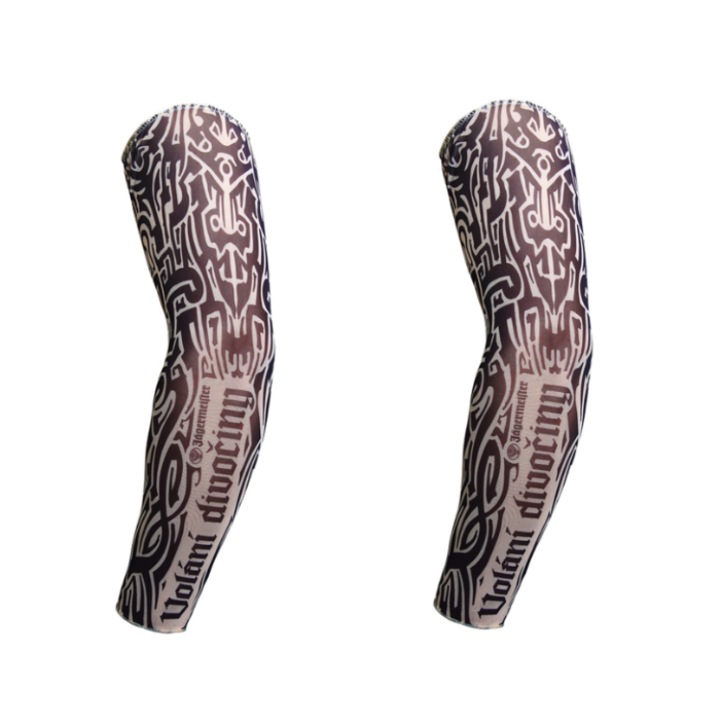 Set 2 imitatii tatuaj pentru brate, CRT, Volani Divociny Two, Textil, 3D, Elastic