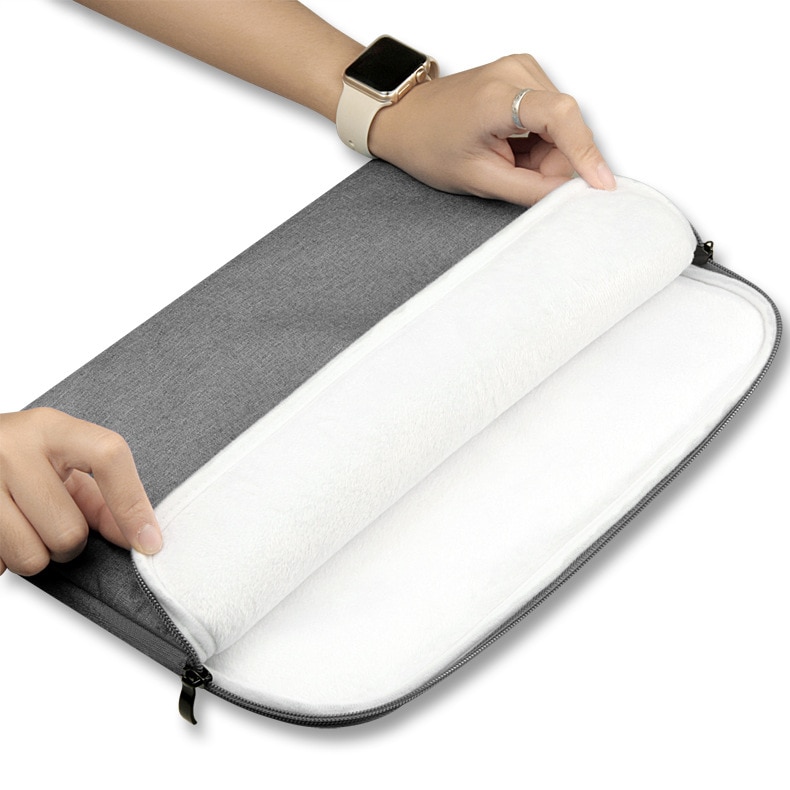 Husa Laptop Universala TNS, Material Poliester 600D, Buzunar Frontal, Design Modern, Dimensiuni 40x2x30cm, Gri