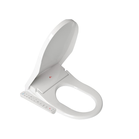 Bideu electric Living Solutions DIB U830, sezut incalzit, apa incalzita instant, posibilitatea reglarii pozitiei tijei, functie de hidromasaj, clisma, uscare cu aer cald la final