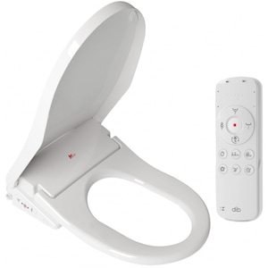 Bideu electric Living Solutions DIB U850R, telecomanda wireless, sezut incalzit, uscare cu aer cald, temperatura apei reglabila, tija inox, functie turbo
