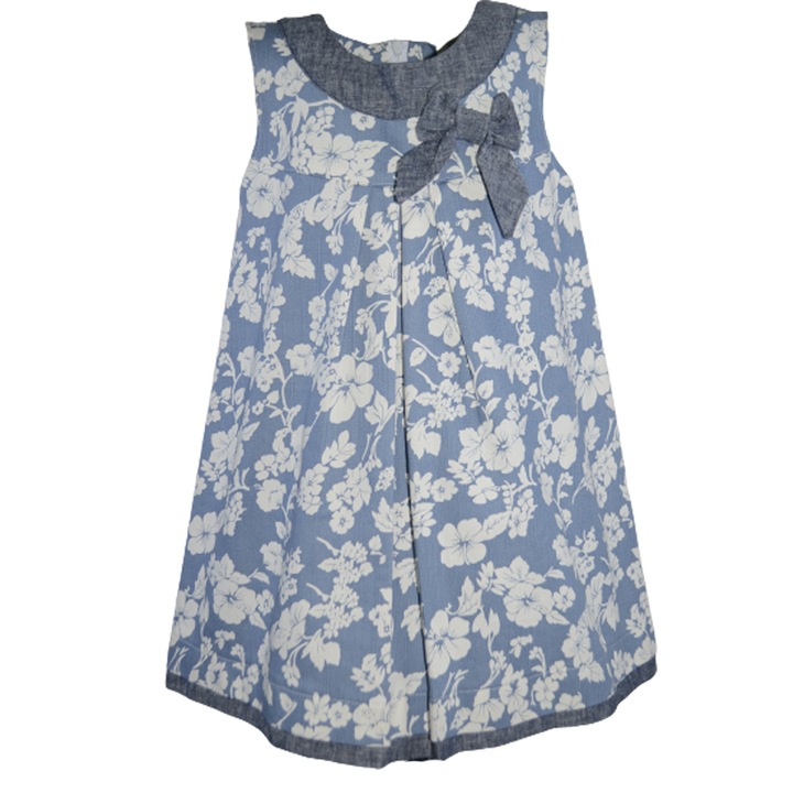 Rochie fara maneci pentru fete Viwa VW55689, Albastru 110 CM