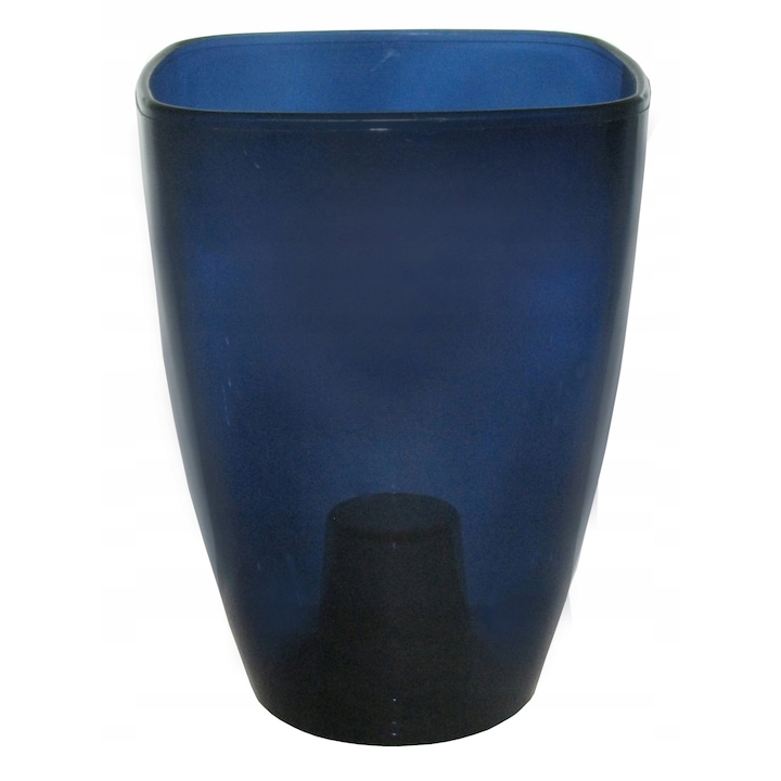 Ghiveci pentru orhidee Inna, Plastic, Albastru