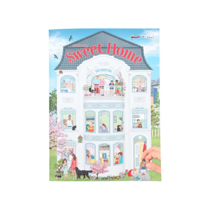 Carte cu stickere, sweet home