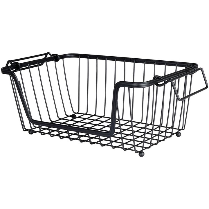 Cos cu fructe ORION, Metal, Negru