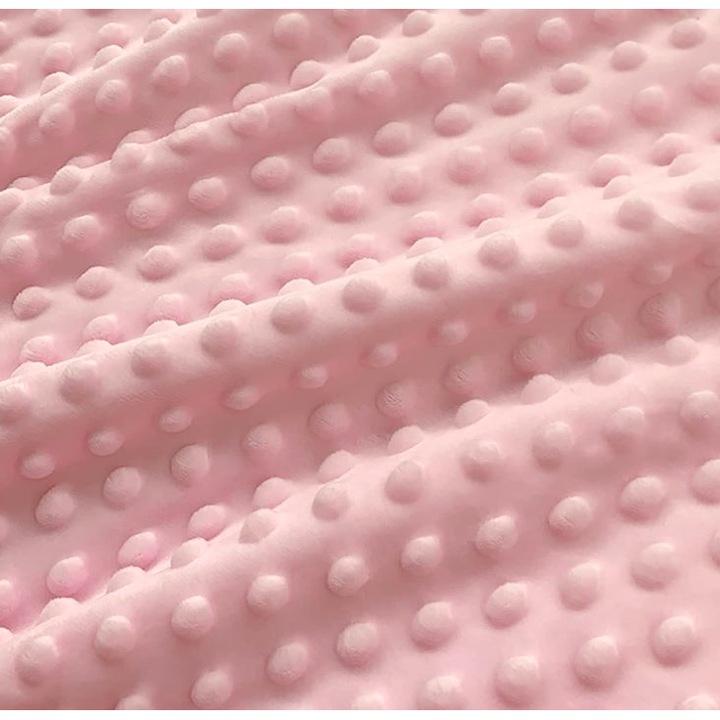 Material Plush Minky 180 cm roz 230 grame m2 - 100 x 180 cm