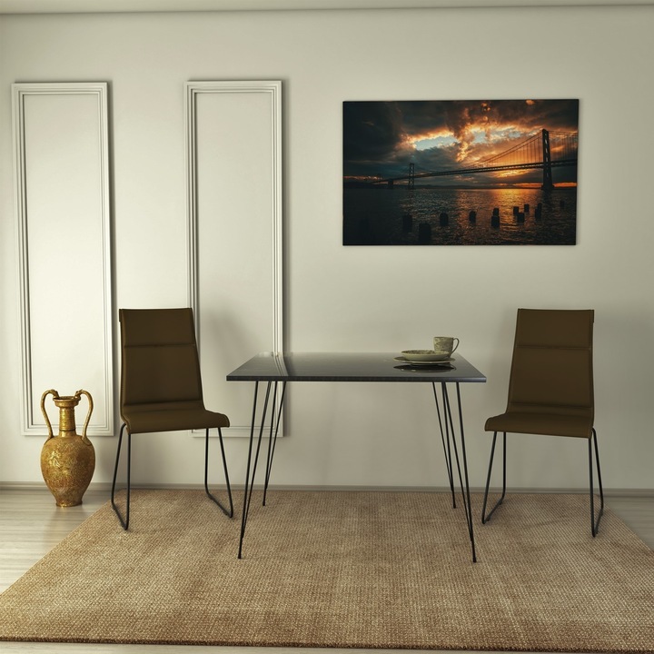 Masa living, Sandalf Square, 90 x 90 x 75 cm