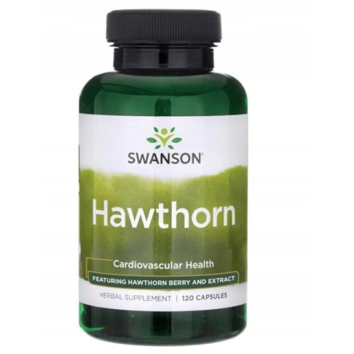 Supliment alimentar, Swanson Hawthorn, 120 capsule