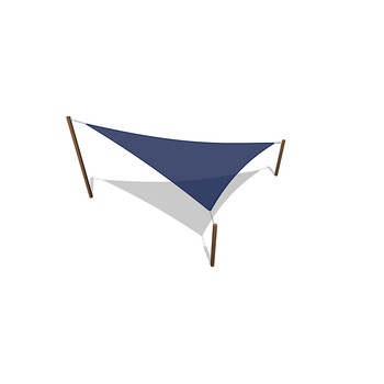 Prelata soare / vela umbrire triunghiulara - 3.6 x 3.6 x 3.6 m, 320gsm, albastru marin Prelata soare / vela umbrire triunghiulara - 3.6 x 3.6 x 3.6 m, 320gsm, albastru marin