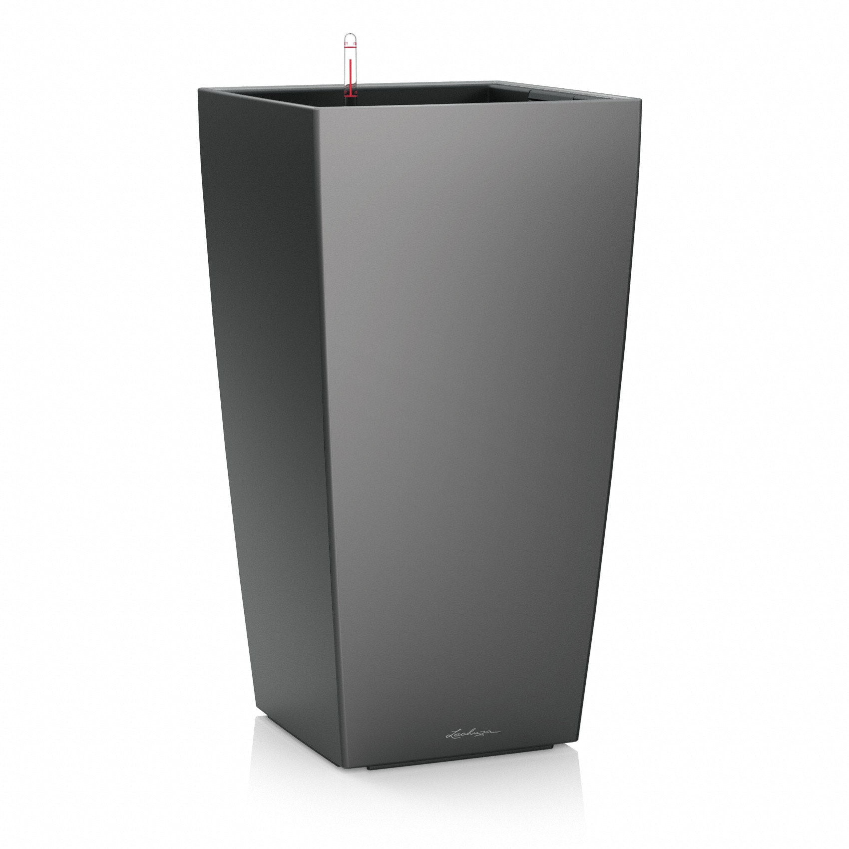 Ghiveci Lechuza Cubico Premium 22/41CM - set charcoal 18463