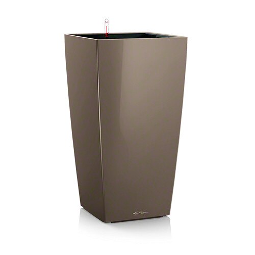 Ghiveci Lechuza Cubico Premium 50/47CM - set complet taupe 18168