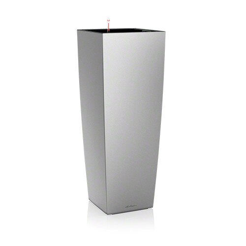Ghiveci Lechuza Cubico Alto Premium 40/105CM - set argintiu 18238