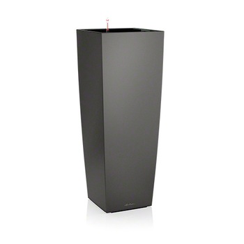 Ghiveci Lechuza Cubico Alto Premium 40/105CM - set charcoal 18233 Ghiveci Lechuza Cubico Alto Premium 40/105CM - set charcoal 18233