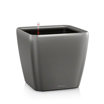 Ghiveci Lechuza Quadro Premium 35/33CM LS - set complet charcoal 16163 Ghiveci Lechuza Quadro Premium 35/33CM LS - set complet charcoal 16163