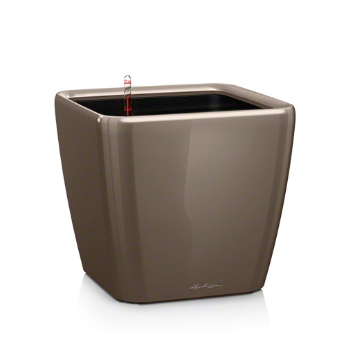 Ghiveci Lechuza Quadro Premium 28/26CM LS - set complet taupe 16145