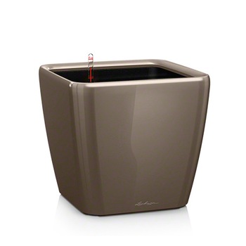 Ghiveci Lechuza Quadro Premium 43/40CM LS - set complet taupe 16185 Ghiveci Lechuza Quadro Premium 43/40CM LS - set complet taupe 16185