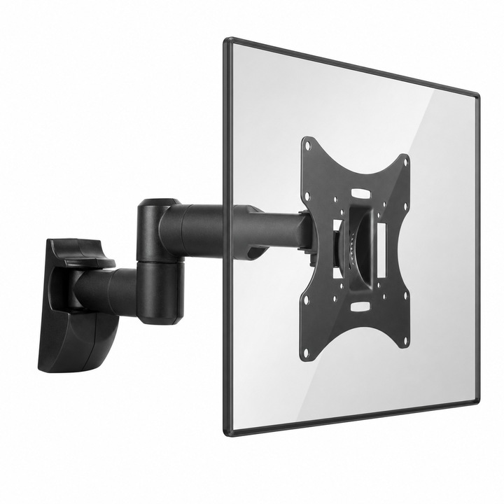 Suport Metalic Reglabil Pentru Televizor Tv Sau Monitor Cu Diagonala Intre 23-42 Inch, Negru, Maclean Mc-503B "Mc-503Ab"