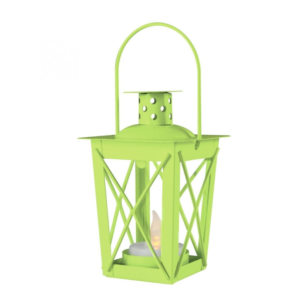 Lampa cu led tip flacara Home LTN 10/GR, verde, 1 led, 7,5 x 7,5 x 12 cm