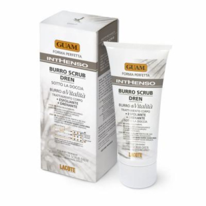 Scrub de corp IntHenso Burro Dren, Guam, Catifelare, 150 ml