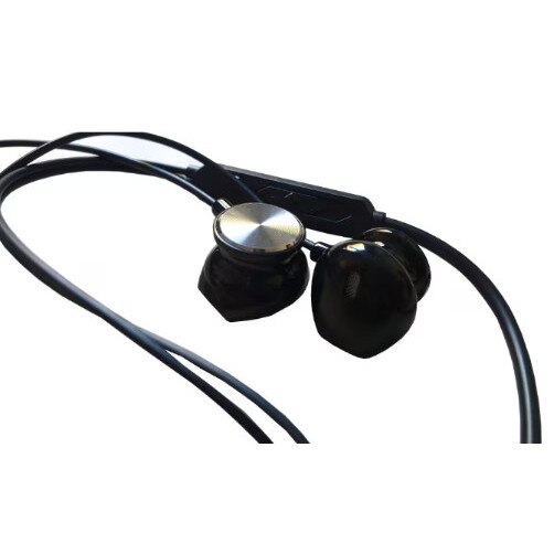 Casti Intraauriculare KLGO KS 13, Cu Fir, Microfon, Butoane Control Volum, Dynamic Sound, Negre