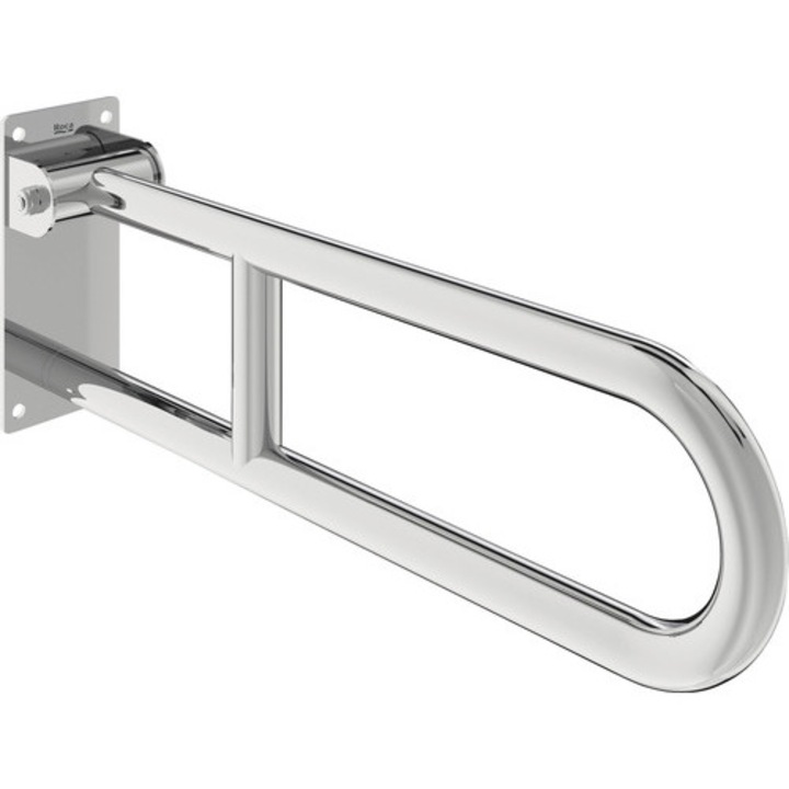 Bara de prindere rabatabila Roca Access Comfort 60 cm inox satinat
