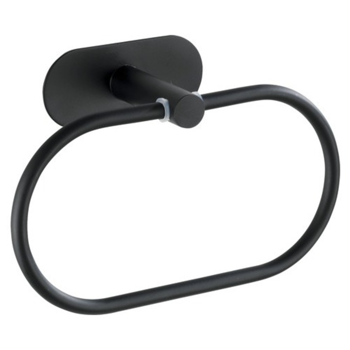 Inel pentru prosop Wenko Orea negru mat
