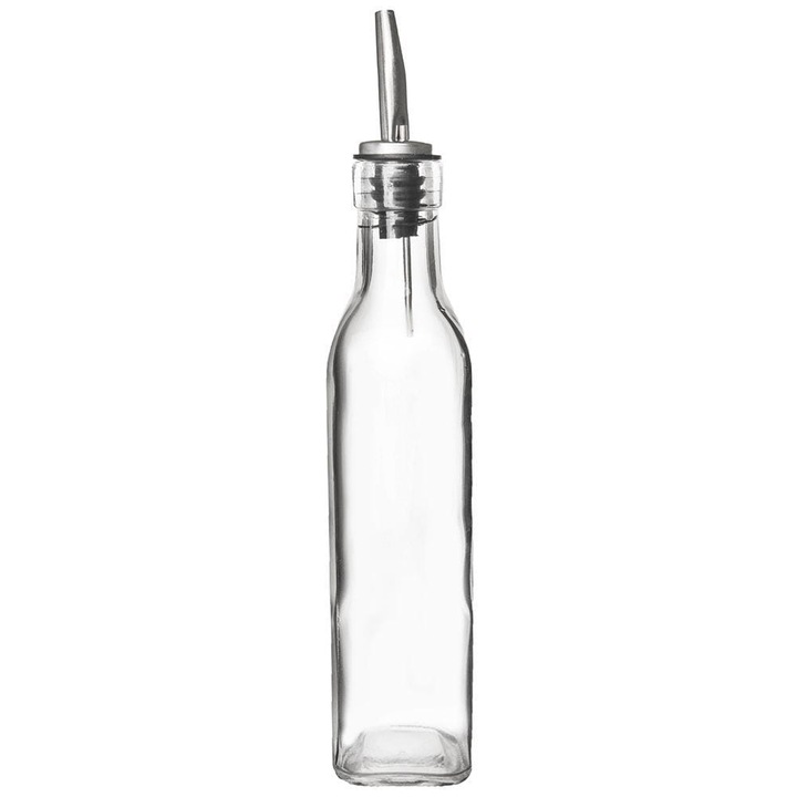 Recipient pentru ulei/otet, Orion, Sticla, 300 ml, Transparent