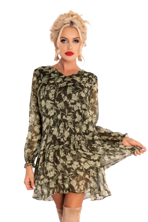 Rochie, Mephirann F19-D64, Poliester, Multicolor, M INTL