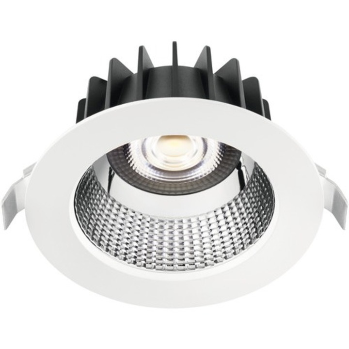Spot incastrabil fix cu LED integrat Elia 25W 2840 lumeni IP54, 4000K, Ø172 mm, alb