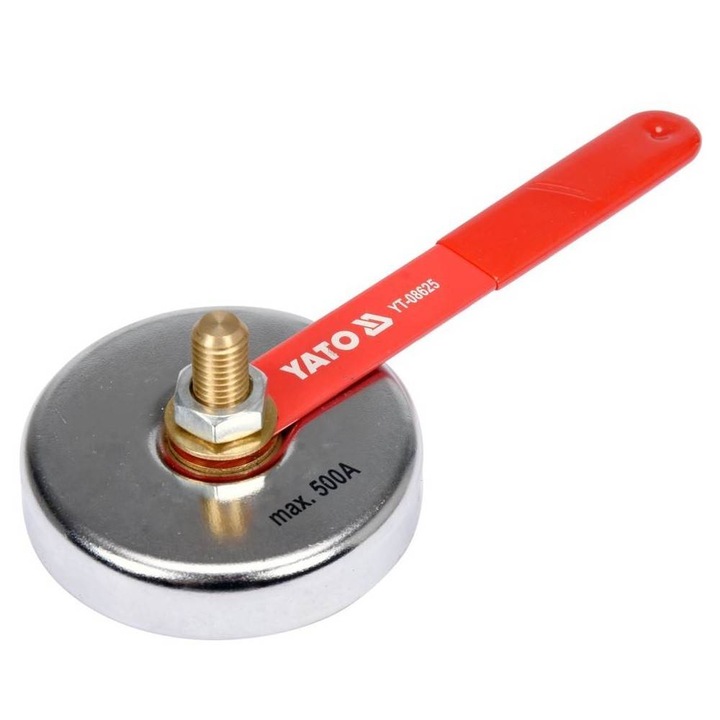 Магнитна опора за заваряване, Yato YT-08625, 7kg, 85 mm 500A