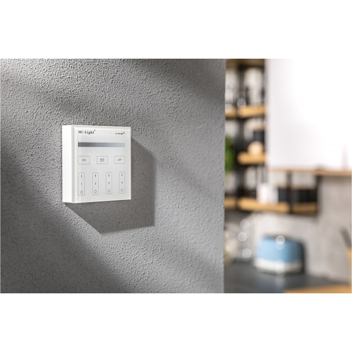 Érintővezérlő MONO led szalaghoz, 4 zónás, elemmel működik