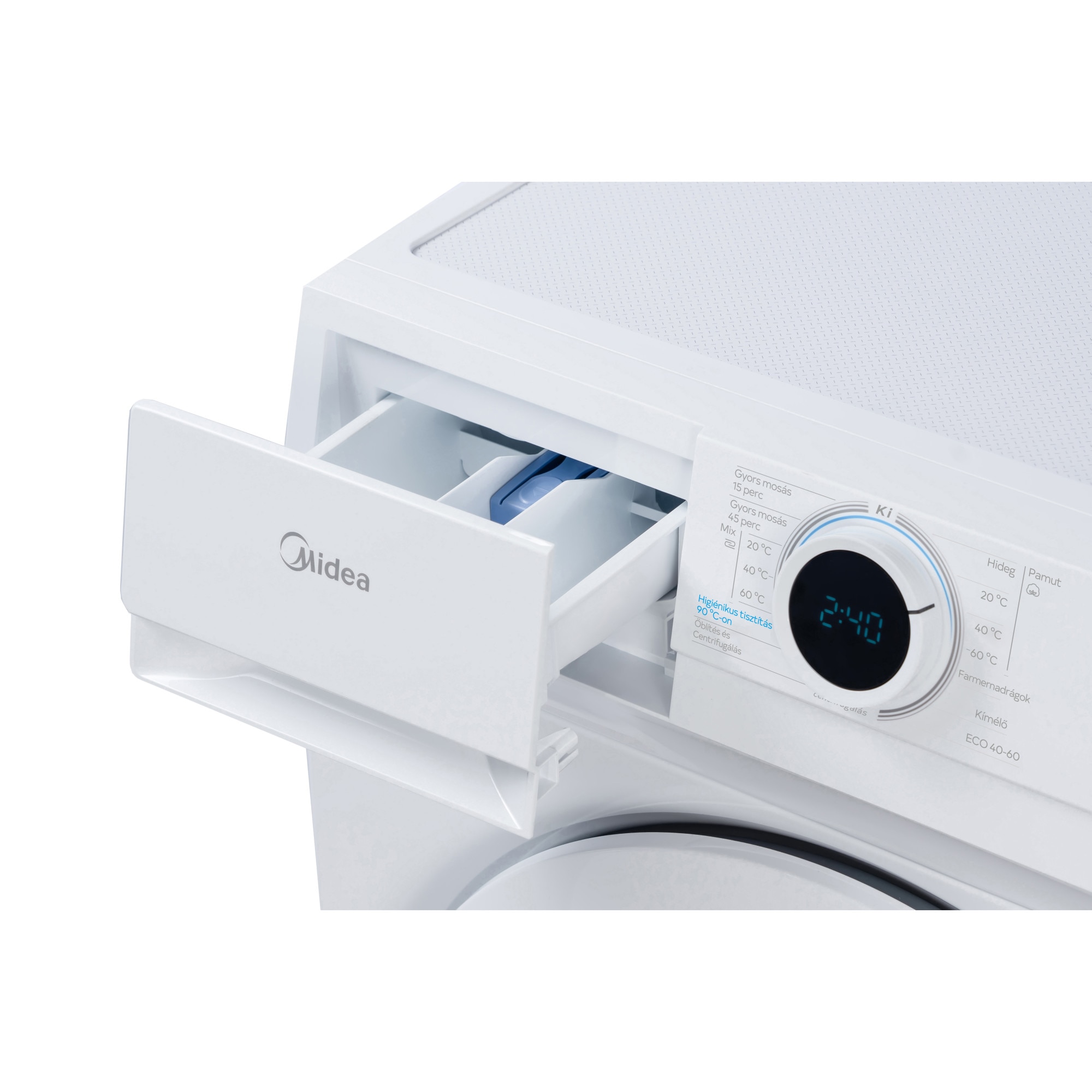 Midea MF100W60/W szabadonálló mosógép, D energiaosztály, 6 kg kapacitás ...