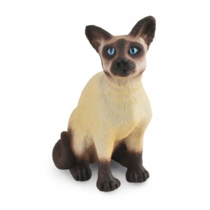 Фигурка с бирманска котка, Collecta, Многоцветен