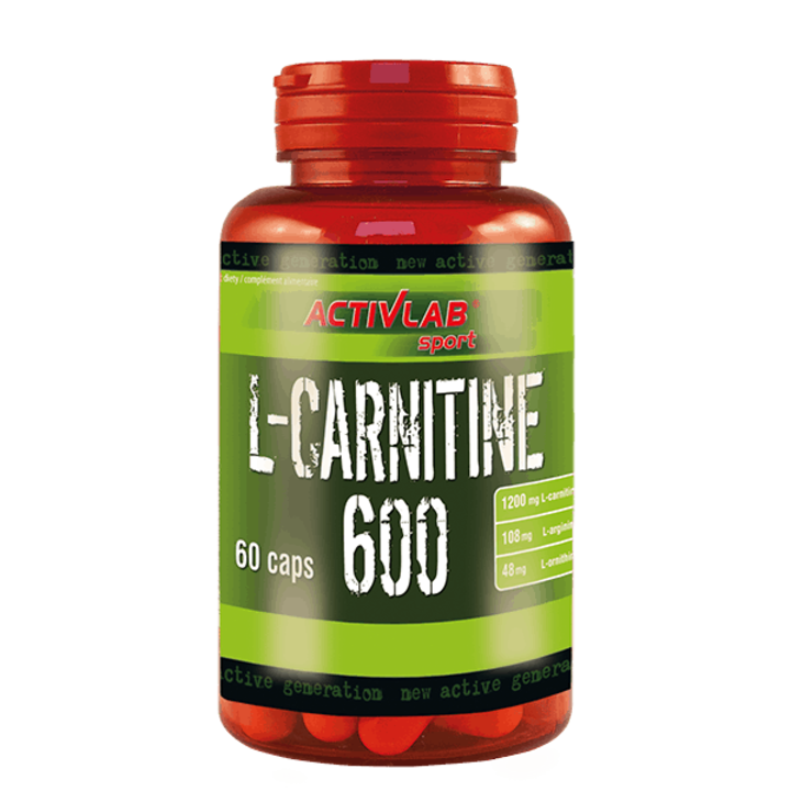 L-Carnitine 600 Super, Activlab, 60 капсули
