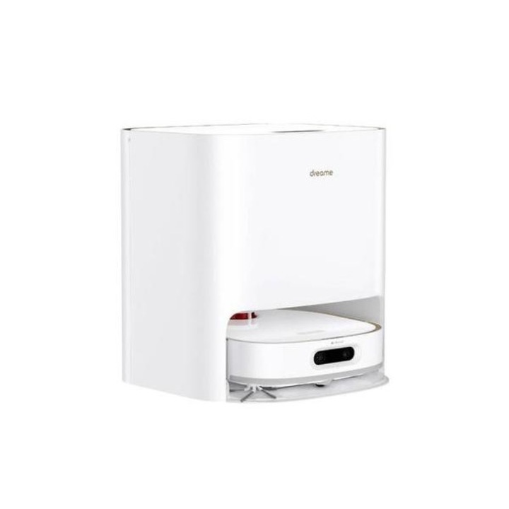 Прахосмукачка робот Dreame W10 Pro, 4 L, Wi-fi свързаност, всмукателна мощност 55 W Бял
