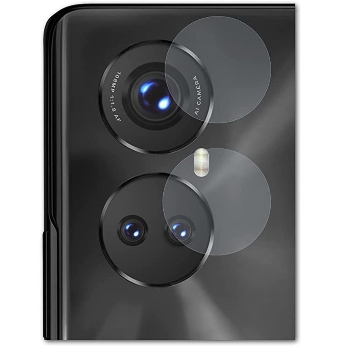 Комплект Протектор, Duragon, за камера, за Honor 50 Pro, Силикон, Удароустойчив, Прозрачен, 2 бройки