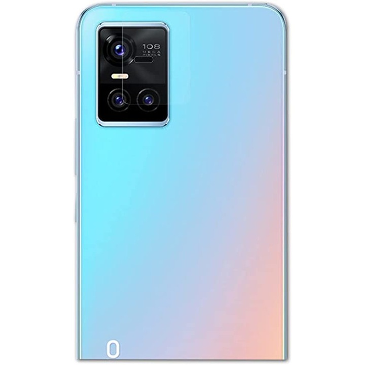 Комплект Протектор, Duragon, за камера, за Vivo S10 Pro, Силикон, Удароустойчив, Прозрачен, 2 бройки