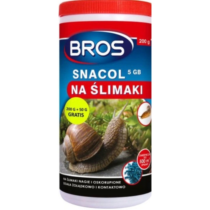 Insecticid pentru melci, Bros, 250 g