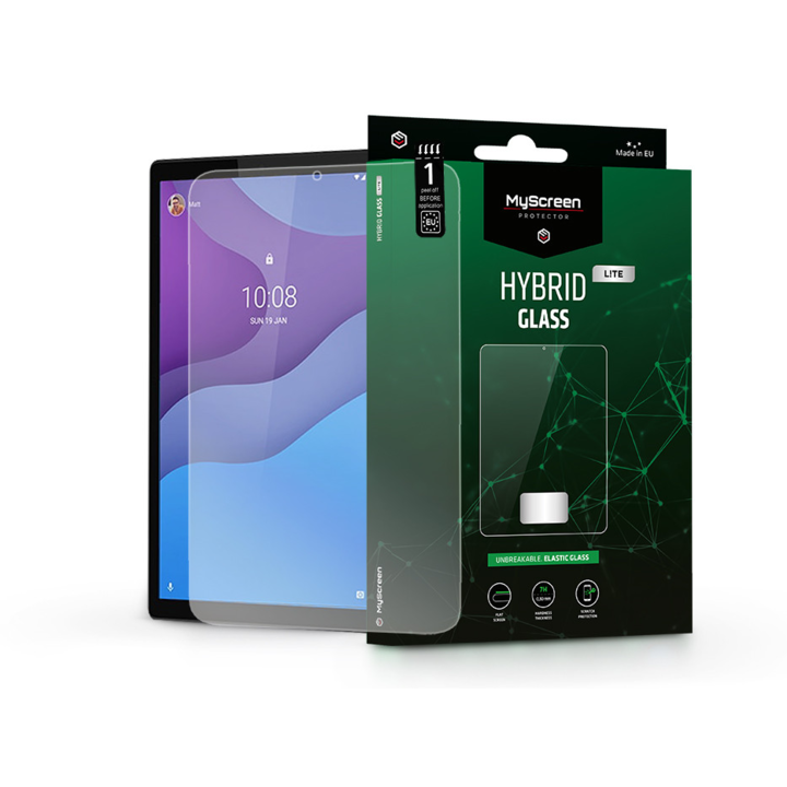 Lenovo Tab M10 HD Gen. 2 гъвкав стъклен протектор за екран - MyScreen Protector Hybrid Glass Lite - прозрачен (LA-2192)