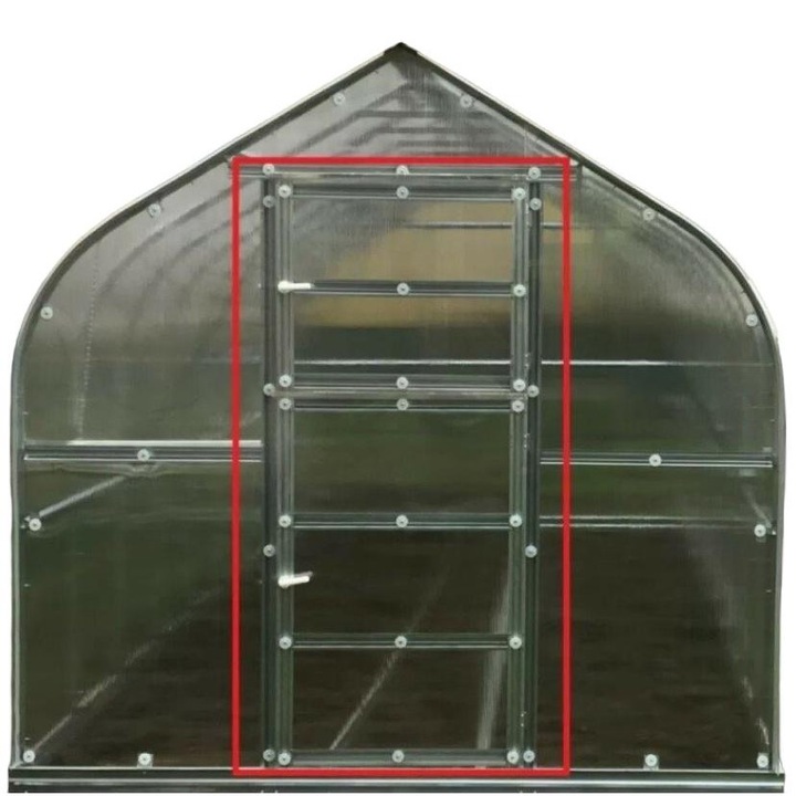 Usa suplimentara pentru sere, KLASIKA STANDART, Metal, 1.96x0.8 m, Transparent