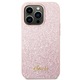 Кейс за iPhone 14 Pro Max Guess glitter script розов