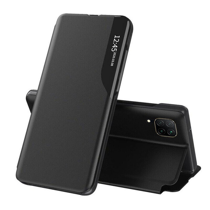 Калъф за Huawei P40 lite 4G, Techsuit, eFold, черен