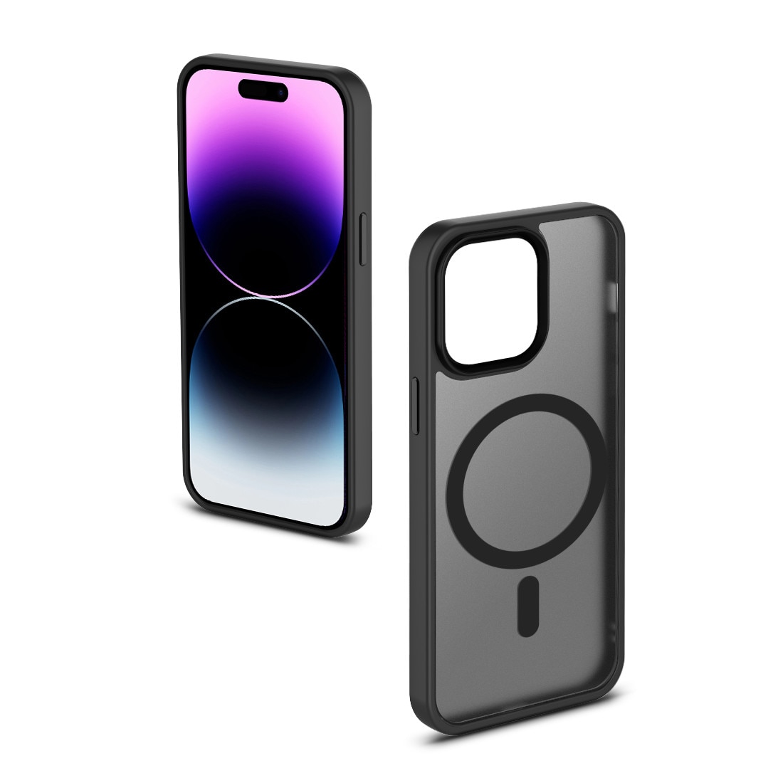 Husa de Protectie, Compatibila Apple iPhone 14 Pro Max, Doctor Shield Fantom, MagSafe - Negru
