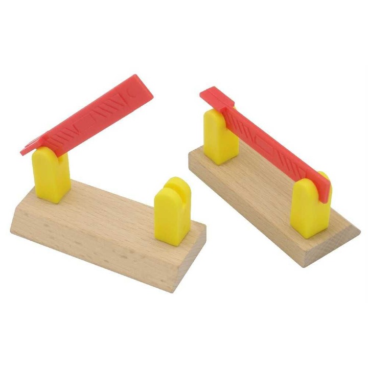 Set 2 bariere, Maxim, Lemn, Multicolor, 3 ani+